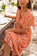 🔥Up to 69% OFF Today🔥Women Summer 2025 Elsie Classic V-Neck Floral Dress
