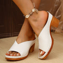 NEW ARRIVAL 70% OFF - Orthopedic Chunky High Heel Sandals