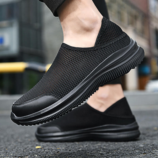 Men's Breathable Mesh Slip On Sneakers