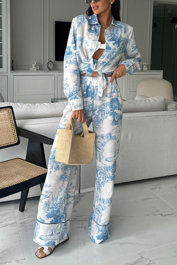 Women's Printed casual suit