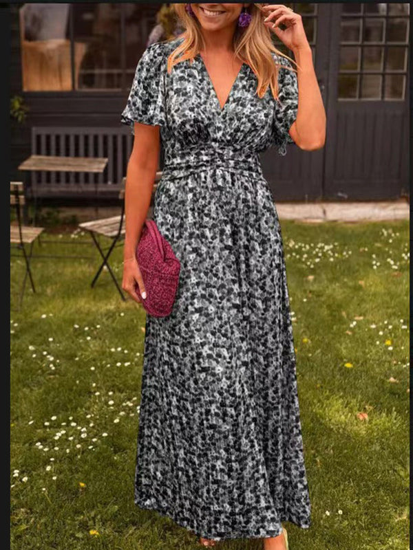 🔥Up to 69% OFF Today🔥Women Summer 2025 Elsie Classic V-Neck Floral Dress