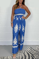 🔥10% Off-Limited Time⏳ Aztec Tube Top Suspender Jumpsuit